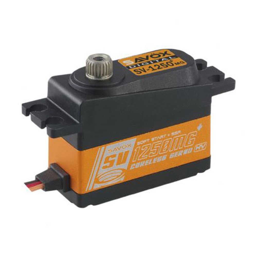 Amazon.com: Savox Servos SV1250MGP High Voltage Micro Tail Servo W
